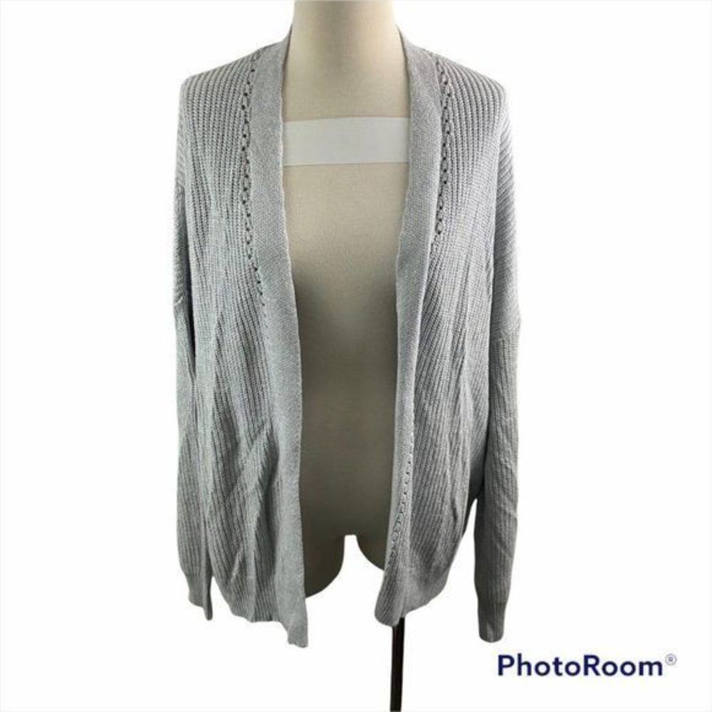 NWT ABOUND Grey Knit‎ Cardigan (XL)